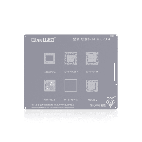 Replacement Bumblebee Stencil (QS18) MTK CPU4 (Qianli)
