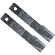 Replacement Bush Hog Rotary Cutter Blades Part Number 7555, 24x3/4 Rancher Supply Blades and Compatible Rotary Replacement Blades for Brush Mowers 2 Blade Set