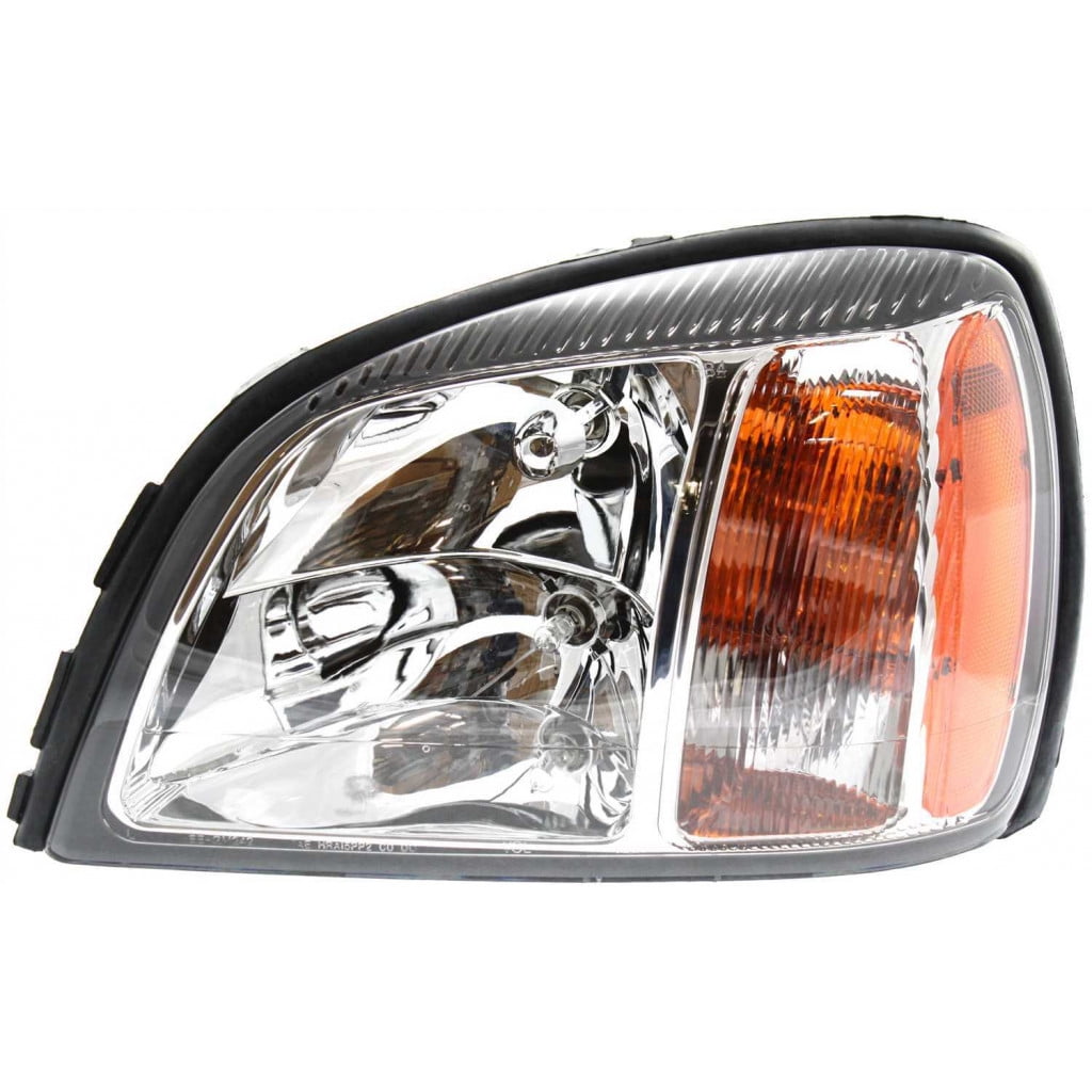 Replacement C100132 Headlight Compatible With 2004-2005 Cadillac DeVille Left Driver Halogen With bulb(s)