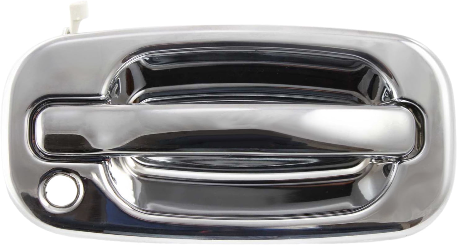 Replacement C462325 Exterior Door Handle Compatible with 2002-2006 Cadillac Escalade Chevrolet Avalanche 1500 Front, Right Passenger Chrome