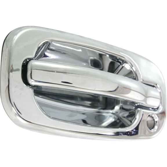 Replacement C462326 Exterior Door Handle Compatible with 2002-2006 Cadillac Escalade Chevrolet Avalanche 1500 Front, Left Driver Chrome