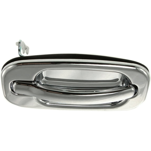 Replacement C462327 Exterior Door Handle Compatible with 2002-2006 Cadillac Escalade Chevrolet Avalanche 1500 Front, Right Passenger Chrome