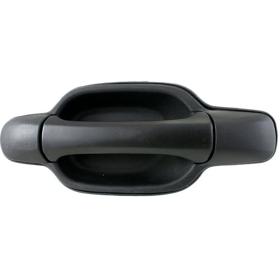 Replacement C491332 Exterior Door Handle Compatible with 2004-2012 Chevrolet Colorado GMC Canyon Rear, Left Driver Textured Black