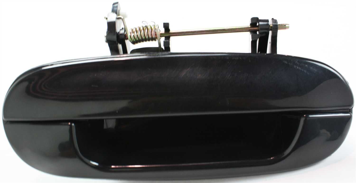Replacement C491333 Exterior Door Handle Compatible with 2002-2009 Chevrolet Trailblazer 2004-2007 Buick Rainier Rear, Right Passenger Smooth Black