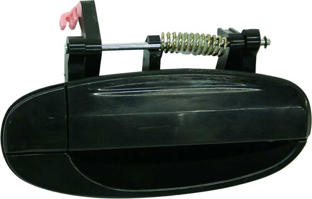Replacement C491339 Exterior Door Handle Compatible with 2004-2006 Chevrolet Aveo 2009-2010 Pontiac G3 Rear, Right Passenger Smooth Black