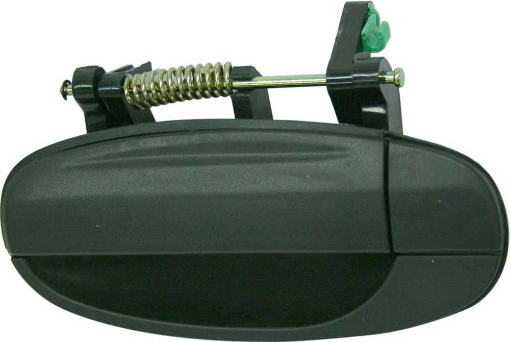 Replacement C491346 Exterior Door Handle Compatible with 2004-2006 Chevrolet Aveo 2009-2010 Pontiac G3 Rear, Left Driver Textured Black