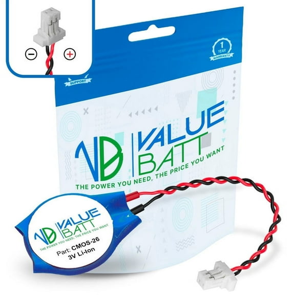 Replacement CMOS BIOS RTC Battery for HP Compaq Mini 110-1100 P/N 665733-001