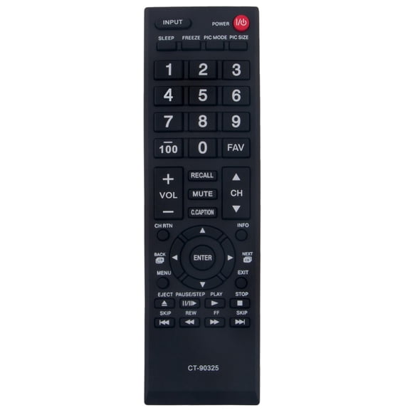 Replacement CT-90325 Remote Control for Toshiba TV 32SL410UM 37E200U 37E20U 39L1350U 39L22U 40E200U 40E200U1 40E200U2 40E200U2 40E200UM