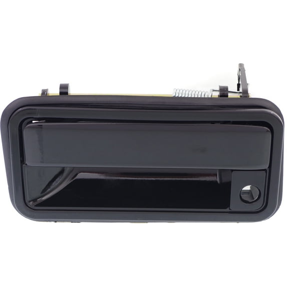 Replacement CV13121 Exterior Door Handle Compatible with 1988-1998 Chevrolet C1500 1999-2000 Cadillac Escalade Front, Left Driver Smooth Black