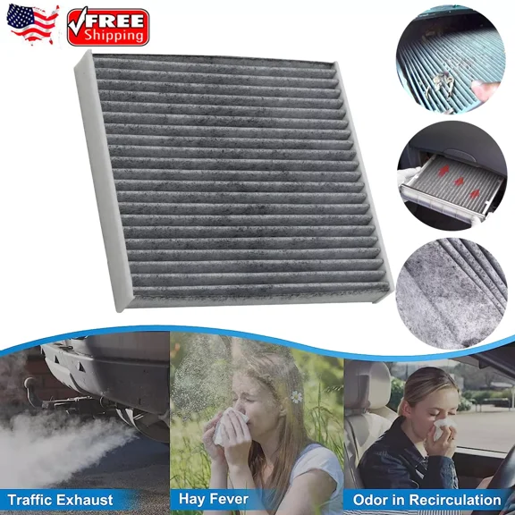 Replacement Cabin Air Filter for 87139-30040 87139-YZZ08 Anti-Pollen Carbon 1PCS