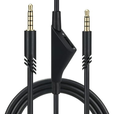 Replacement Cable Extension Cord With Mute Function Volume Control For Logitech Astro A10 A40 A40TR Gaming Headsets