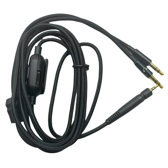 Replacement Cable for GSP500/GSP600/GSP350/PC37X/PC373 Headphones Inline Mic and Volumes Control