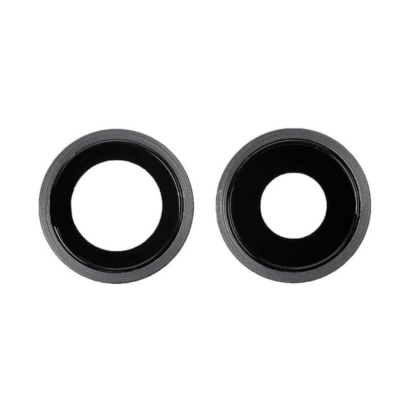 Replacement Camera Lens With Bezel Compatible With Apple iPhone 11 (A2111) - Black