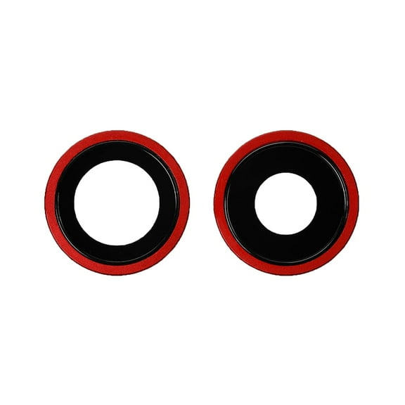 Replacement Camera Lens With Bezel Compatible With Apple iPhone 11 (A2111) - Red