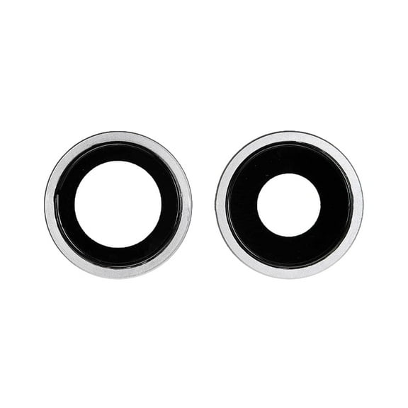 Replacement Camera Lens With Bezel Compatible With Apple iPhone 11 (A2111) - White