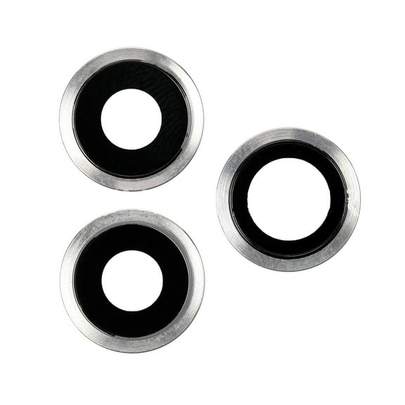 Replacement Camera Lens With Bezel For iPhone 11 Pro (A2160) / iPhone 11 Pro Max (A2161) - Silver