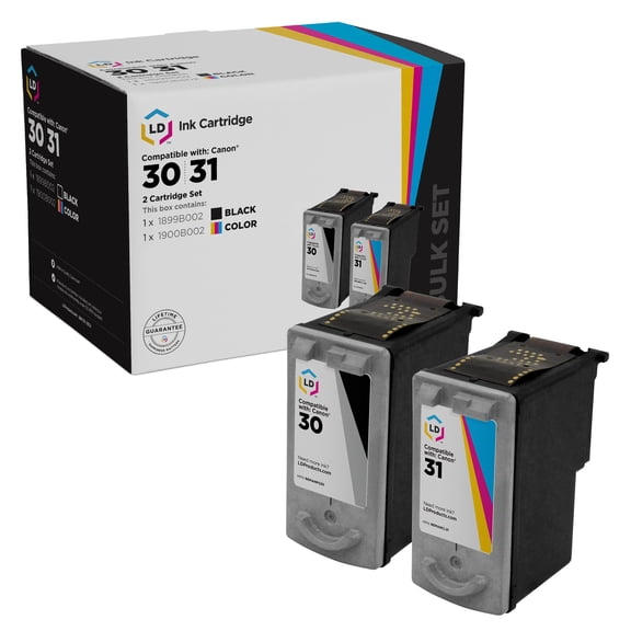 LD Products Compatible Replacement for Canon #PG-30 & #CL-31 Combo Set - 1 Color