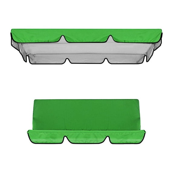 Replacement Canopy Swing Seat Chair of 3 Seaters Waterproof/Uv Resistant Patio Garden Swing Top Hammock Cover Roof for Outdoor Yard Poolside Balcony