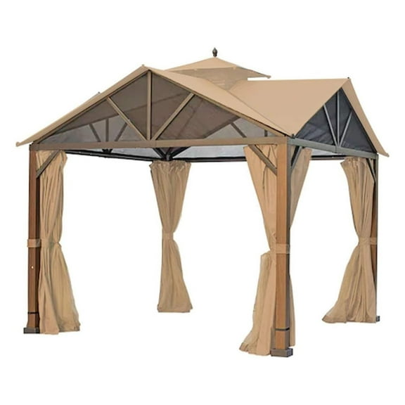 Replacement Canopy Top Cover Compatible with The Style Selections Pitched Roof Gazebo - Upgraded Riplock 350 Fabric - Will Fit Models TPGAZ2307, TPGAZ2307A, TPGAZ2307B, TPGAZ2307D
