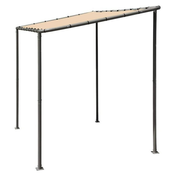 Replacement Canopy Top Cover Compatible with The Shelter Logic, Backyard Creations Solano Canopy - RipLock 350 Beige