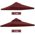 thumbnail image 1 of Replacement Canopy Top Cover for Outdoor Garden Patio for 10'X10' Gazebo Polyester One Tiers Tent, 1 of 7