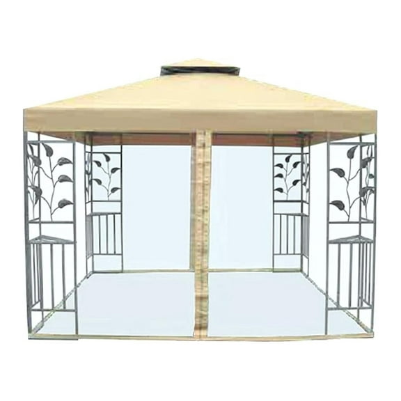 Replacement Canopy Top Cover for The Aldi Leaf Gazebo - Standard 350 Beige