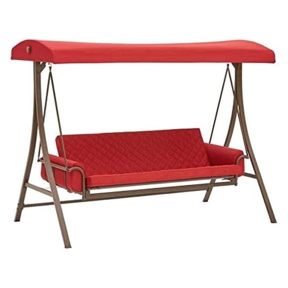 Replacement Canopy Top Cover for The Garden Treasures Porch Model Number SW001 - Riplock 350 - Cinnabar Red