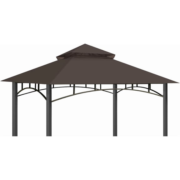 Replacement Canopy Top for Target Madaga Gazebo Model L-GZ136PST (Brown)