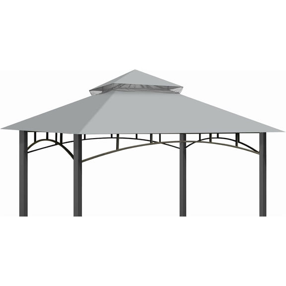 Replacement Canopy Top for Target Madaga Gazebo Model L-GZ136PST (Gray)