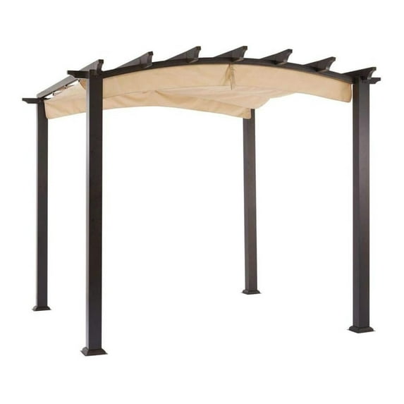 Replacement Canopy for The Hampton Bay Arched Pergola - Standard 350 - Beige
