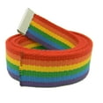 thumbnail image 1 of replacement canvas web belt 1.25 military width silver tip xx-large hunter green, 1 of 3