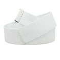 thumbnail image 1 of Replacement Canvas Web Belt 1.25 Military Width Silver Tip Medium White, 1 of 3