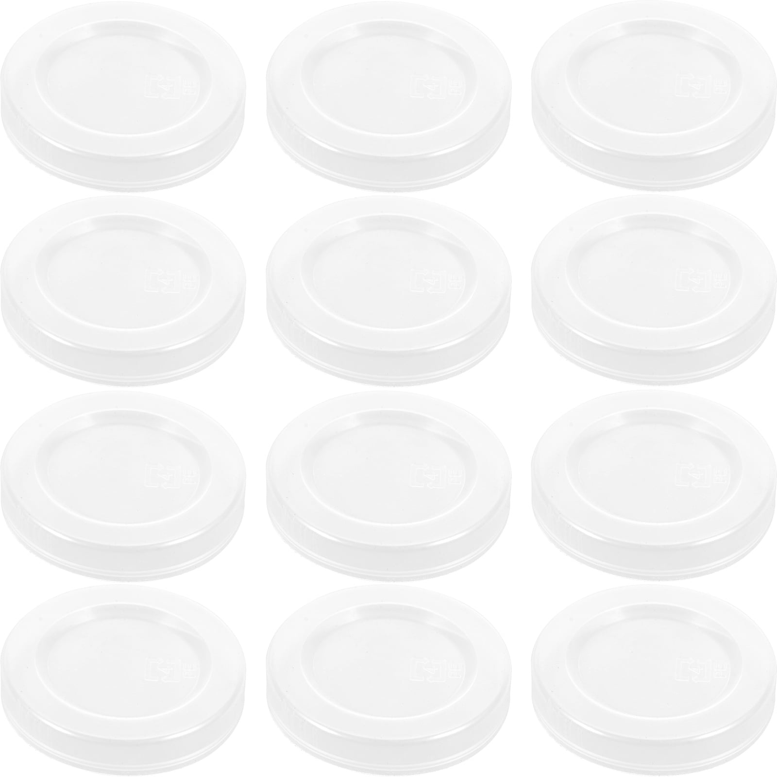 Replacement Caps Pudding Bottle Glass Jar with Lid Small Containers ...