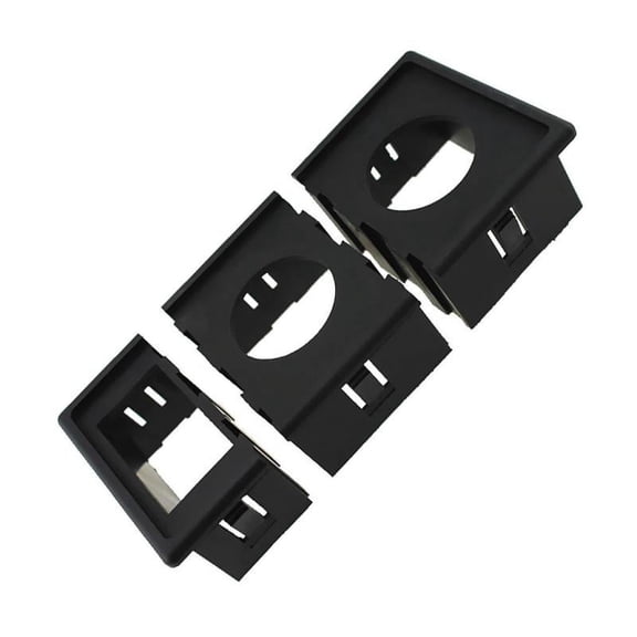 Replacement Car Marine 1 Toggle Switch Panel with 2 Socket Hole Holder Kit