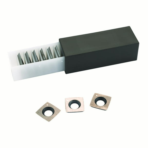 Replacement Carbide Inserts For Byrd Shelix Cutterheads, 10 Pack