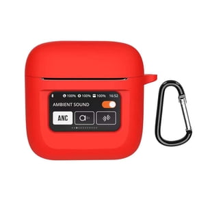Replacement Case Compatible with JBL Tour Pro 2 , Shockproof Silicone Case Earphone Pouch Cover With Carabiner