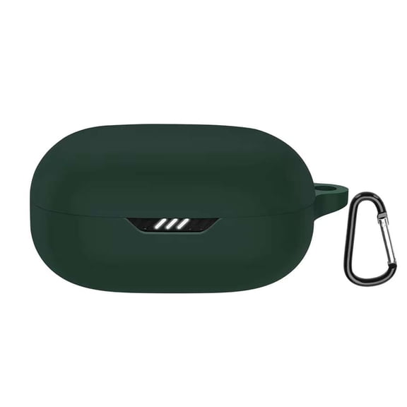 Replacement Case Compatible with JBL Wave 300TWS / Wave Flex , Shockproof Silicone Case Earphone Pouch Cover With Carabiner
