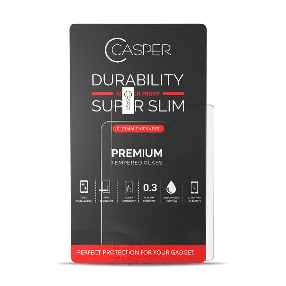 Replacement Casper Pro Tempered Glass Compatible For iPad Mini 1 / iPad Mini 2 / iPad Mini 3 (Retail Pack) (Clear)