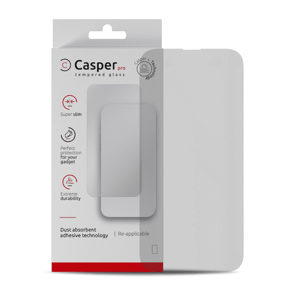 Replacement Casper Pro Tempered Glass Compatible With iPhone 15 Pro (Retail Pack) (Matte)