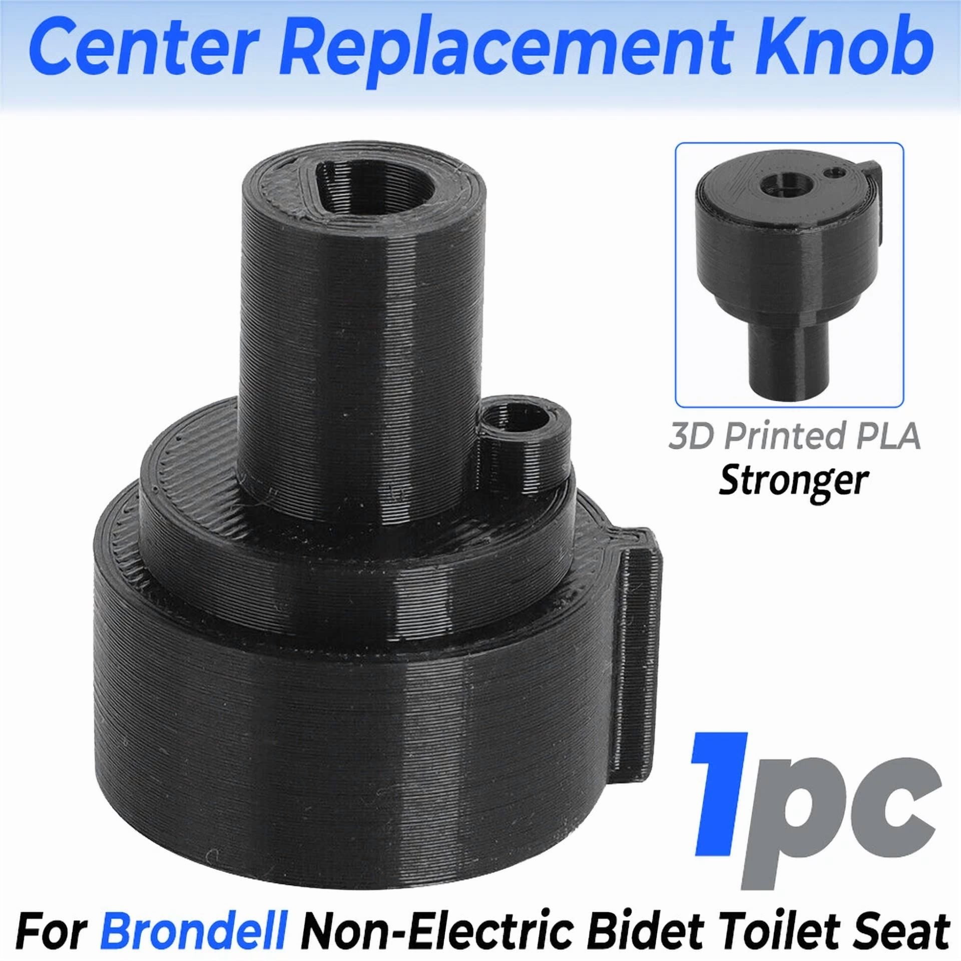 Replacement Center Knob For Brondell Bidet Toilet Seat Non-Electric Stronger Pla