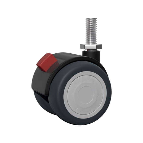 Replacement Chair Wheel Quiet 360 Degree Rotation Wheel Heavy Duty Wheel for Hard Surfaces Supports Up to 250kg
