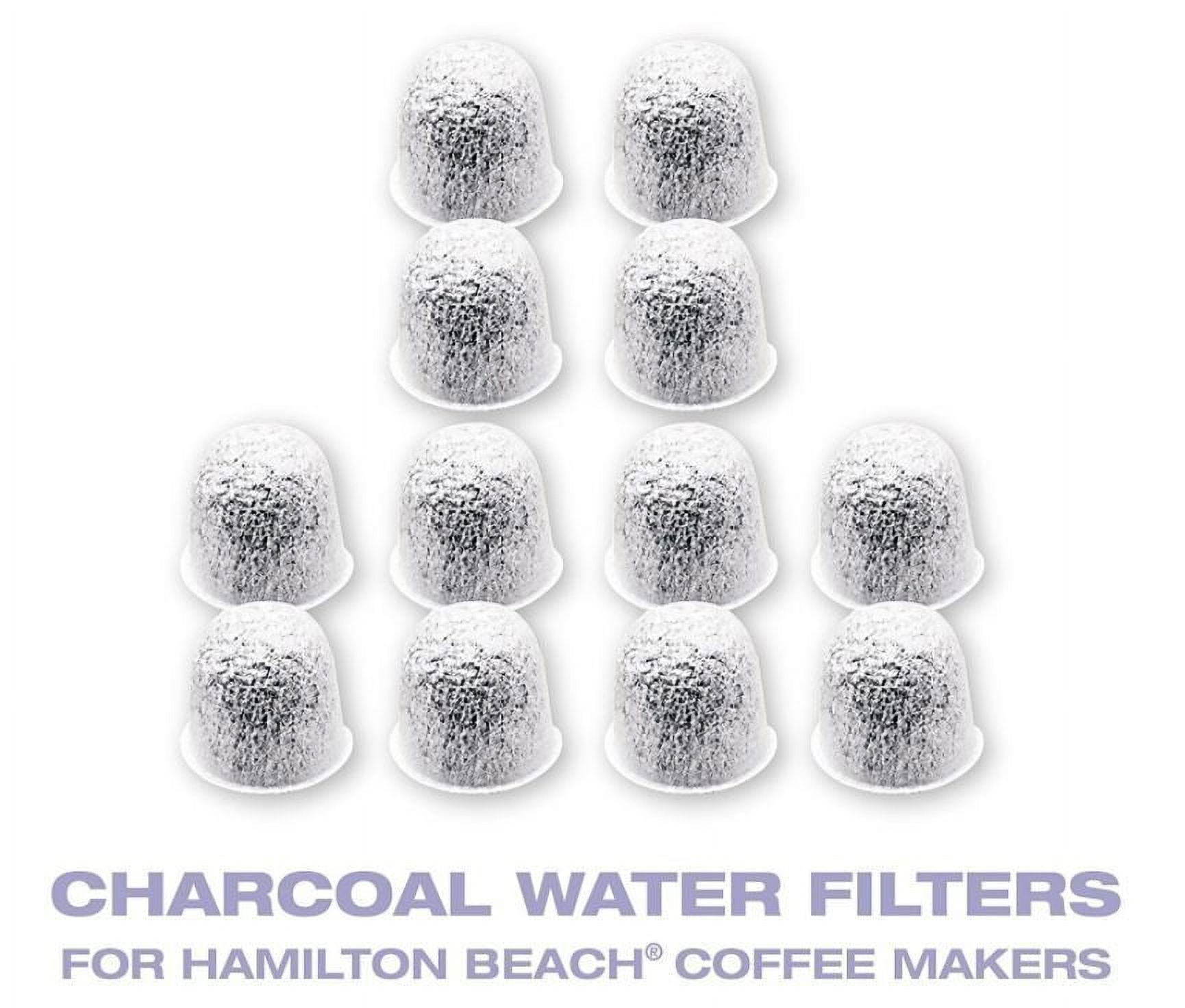 Replacement Charcoal Water Coffee Filter Cartridges for Hamilton Beach, Set  of 6 