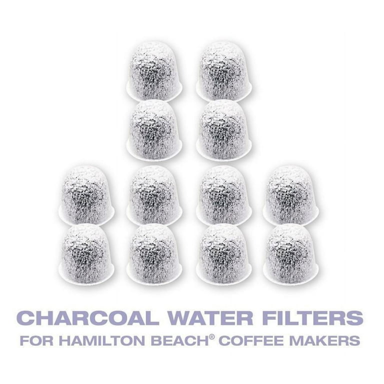 Replacement Charcoal Water Coffee Filter Cartridges for Hamilton Beach, 12  Pack 