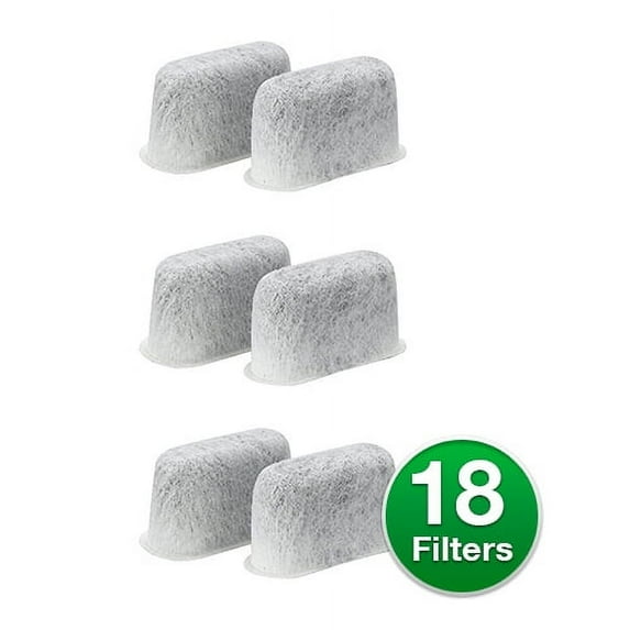 Replacement Charcoal Water Filter For Cuisinart DCC-1400 Coffee Machines (3 Pack)
