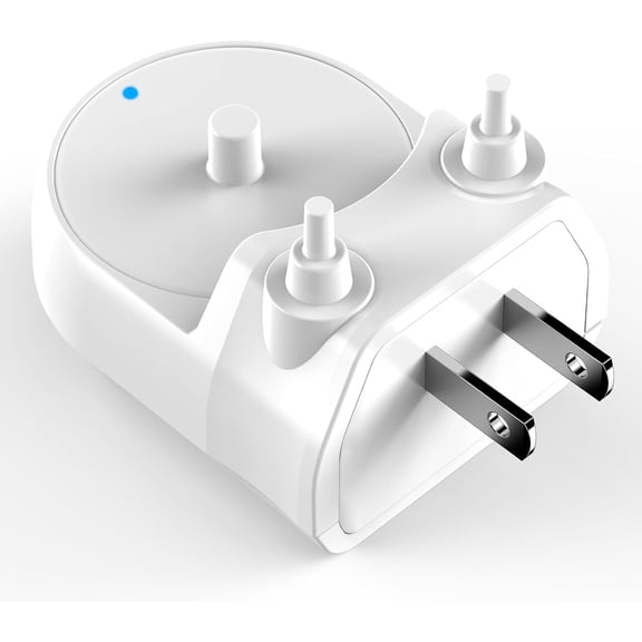 Replacement Charger Base for Philips Sonicare Electric Toothbrush Charger Base for HX6100/HX4100/HX3000/HX6000/HX8000/HX9000 Series US Plug Direct Wall Charger Hygienic White