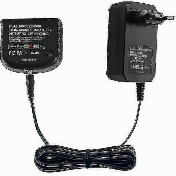 Replacement Charger Compatible for Black & Decker Batteries 9.6V to 18V - HPB18-OPE HPB18 HPB14 HPB12 HPB96 244760-00 A1718 FSB18
