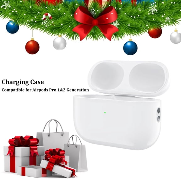 Replacement Charging Case Compatible with AirPods Pro 1st & 2nd Generation, Wireless & USB-C Wired Charging Case with 660mAh Built-in Battery, Earbuds Not Included