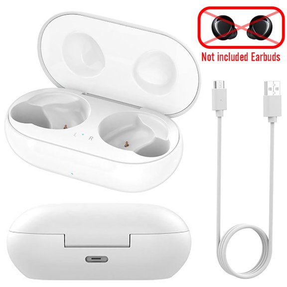 Replacement Charging Case for Samsung Galaxy Buds SM-R170 / Buds+ R175, Built-in Lithium-ion Battery Bluetooth Earbuds Charger Box with Cable (USB C)