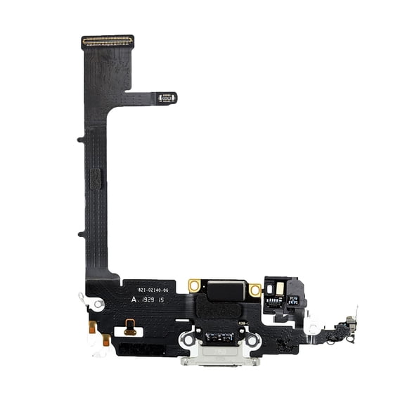 Replacement Charging Charge Port Flex Cable Compatible With Apple iPhone 11 Pro (A2160) - Silver (Aftermarket Quality)