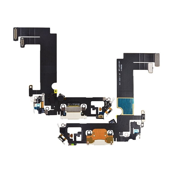 Replacement Charging Charge Port Flex Cable With Microphone For Apple iPhone 12 Mini - White